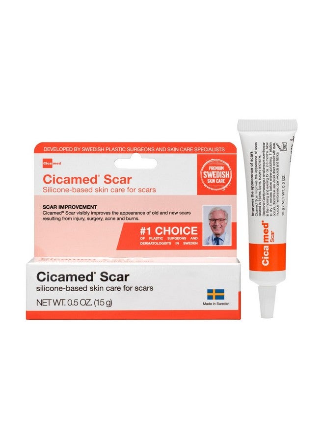 Cicamed Scar Treatment - Old & New Scar Removal Repair Correcting Gel - Flexible Clear - Medical Grade Silicone For Face, Body, C-Sections, Surgical, Burn, Acne - Clinically Tested - Image 1