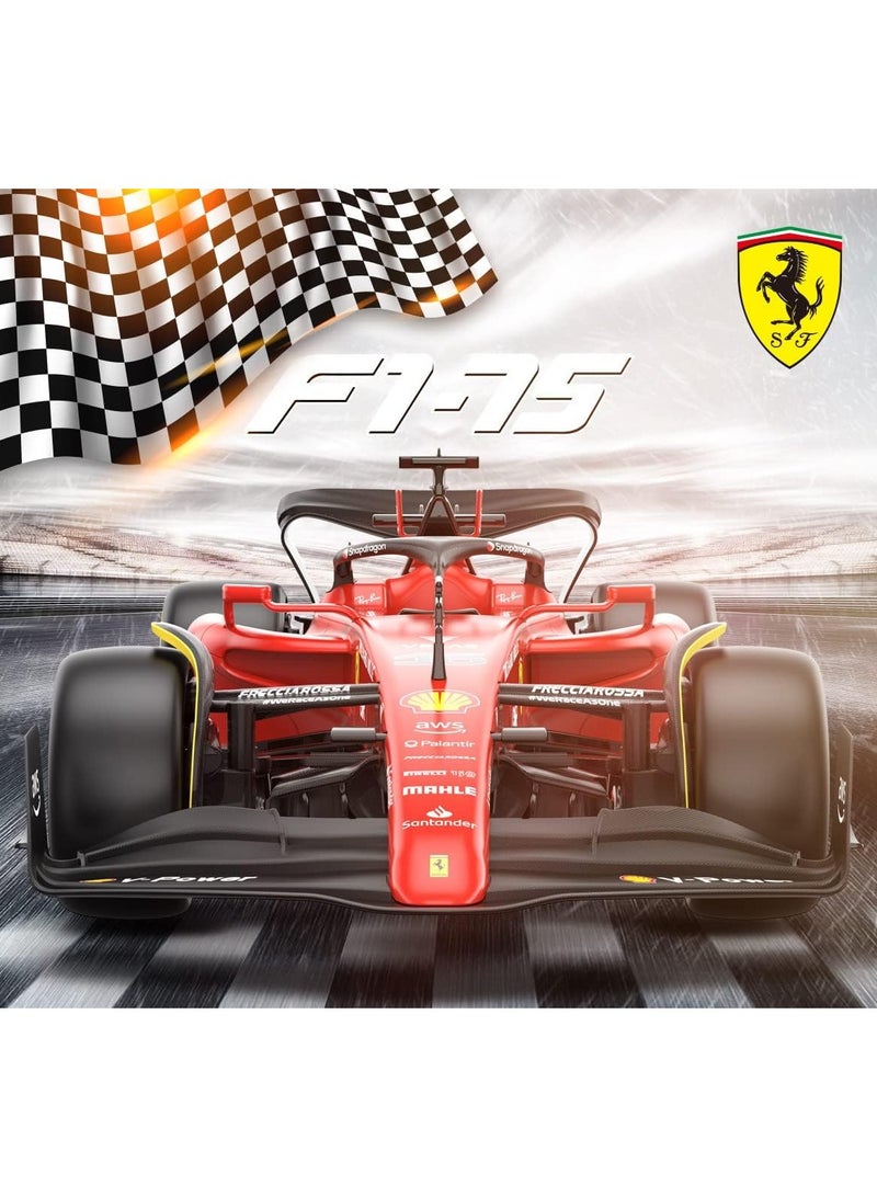 RASTAR Ferrari F1-75 Model RC Car, 1/12 Scale 2022 Ferrari Formula 1 Remote Control Car F1 Racing Car, Raced by Charles Leclerc + Carlos Sainz - Image 4