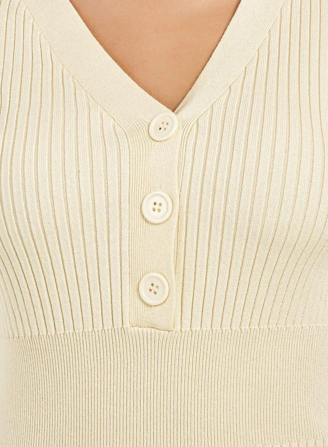 Styli Ribbed Knit Dress