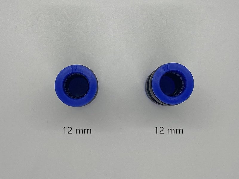 ROZESAZZ zjxed 12mm OD x 12mm OD Pneumatic quick Connector Push to Connect fittings Straight pneumatic push to connect fitting (Pack of 10) - Image 2
