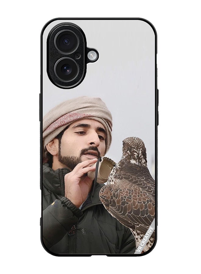 VR CREATIVE Protective Case Cover For Apple iPhone 17 Sheikh Hamdan Loving His Eagle Design Multicolour