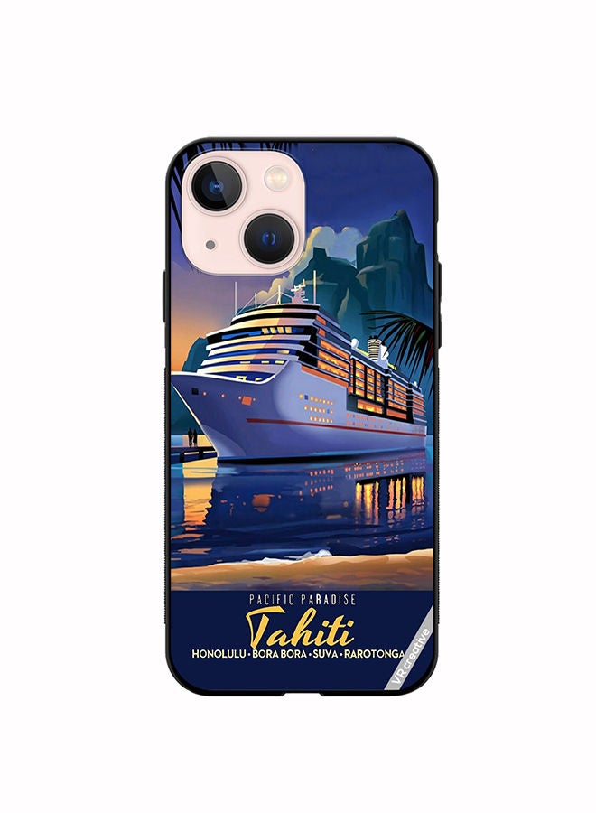 VR CREATIVE Protective Case Cover For Apple iPhone 14 Plus Pacific Paradise Design Multicolour - Image 1