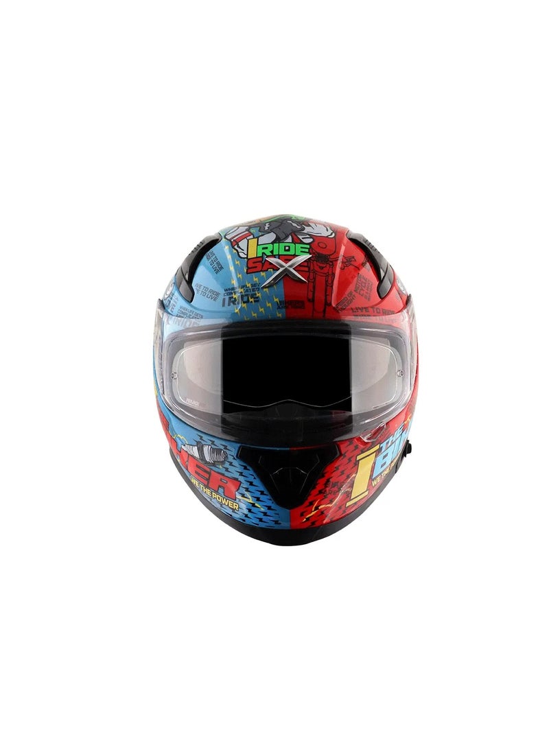 AXOR AXOR Apex xBHP Nineteen Gloss Blue Red Helmet  1 review 