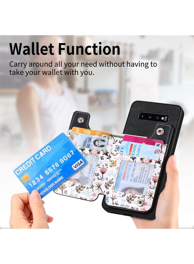 اس-توب جراب خلفي بسحاب مطلي بتصميم كلاسيكي لهاتف Samsung Galaxy S10+ - Image 3