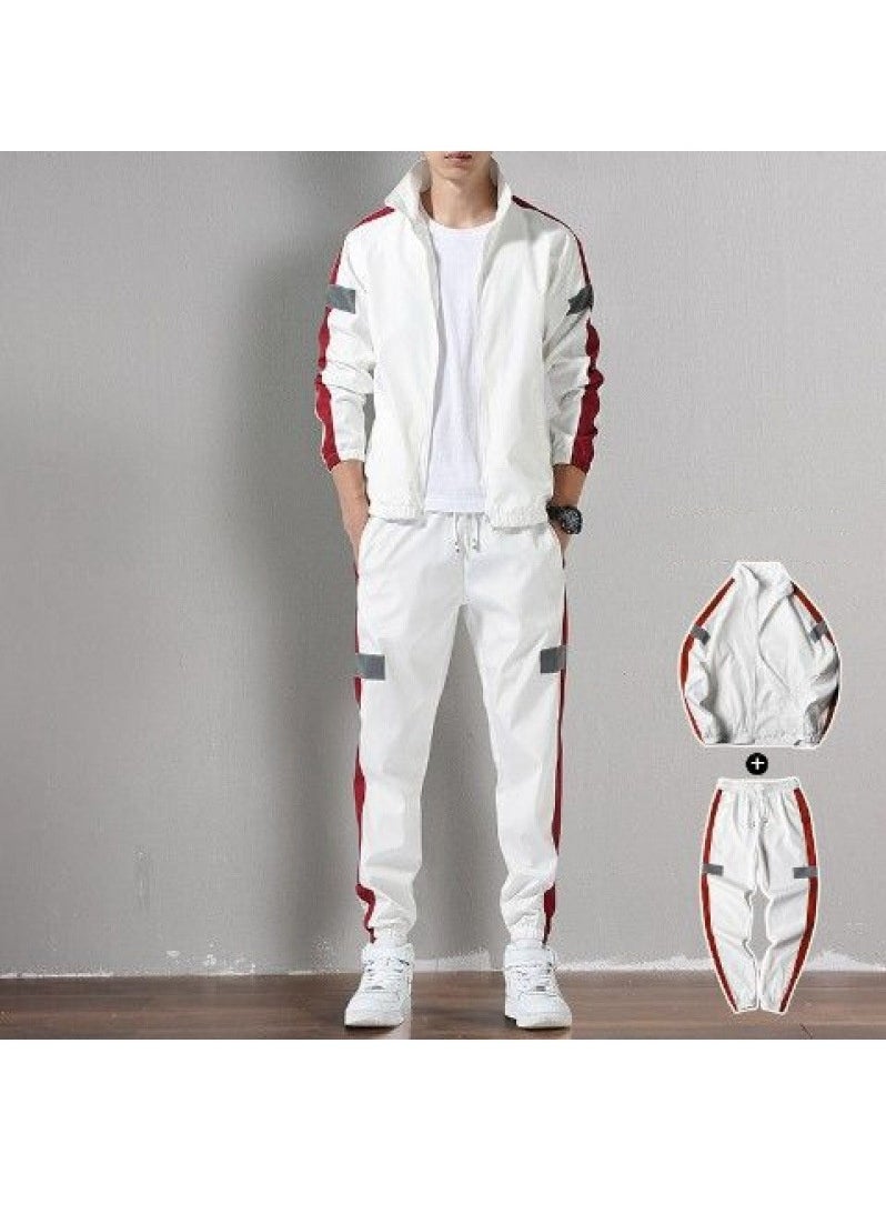 KUYING - Loose Fitting Ice Silk Pants Quick Drying Sports Set - Image 1