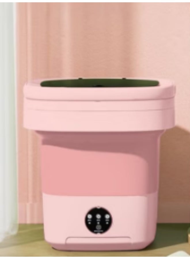 دينكس غسالة صغيرة محمولة قابلة للطي مع مجفف دوار للتنظيف بالموجات فوق الصوتية والتعقيم مع سلة تصريف - Image 5