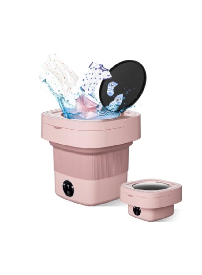 دينكس غسالة صغيرة محمولة قابلة للطي مع مجفف دوار للتنظيف بالموجات فوق الصوتية والتعقيم مع سلة تصريف - Image 4