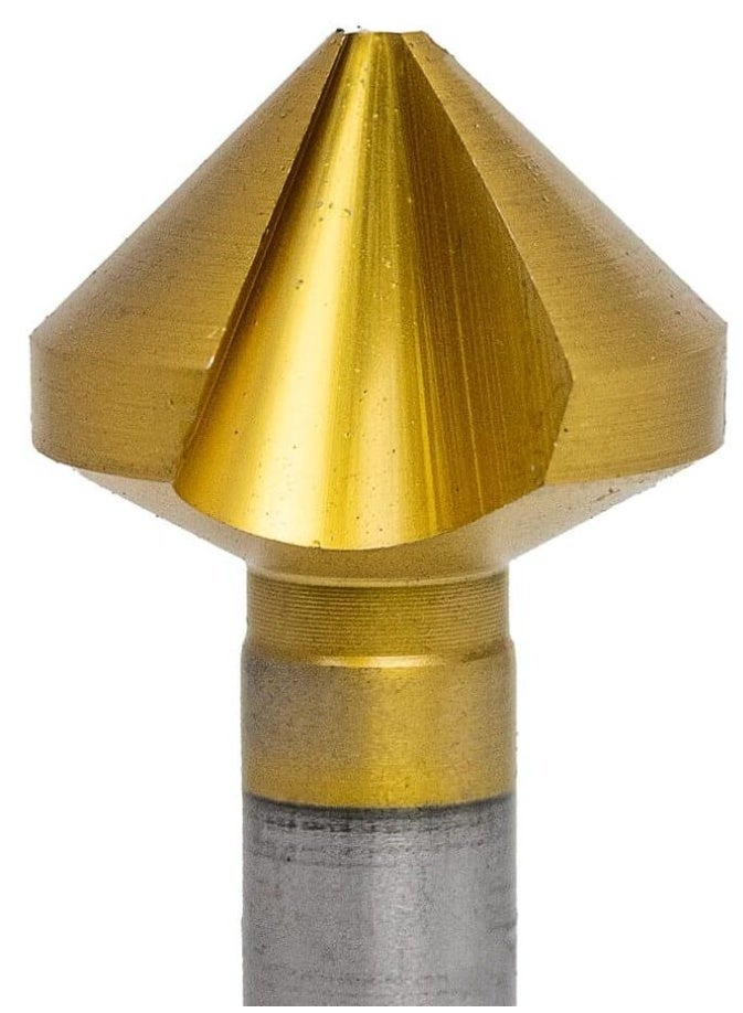 WSH-Tools.de HSS‑G 90° U‑Flute Uneven Pitch Countersink TiAlN Coated | Chatter‑Free Deburring & Chamfering Tool Dubai UAE - Image 1