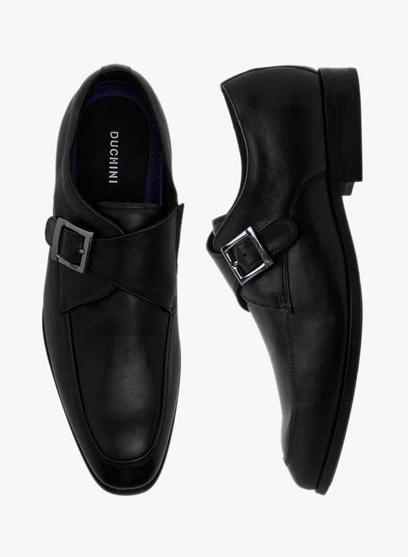 DUCHINI Men Leather Monk Shoes - Image 3