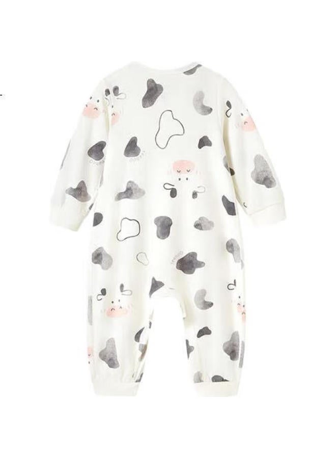 YEEHOO Baby Clothes, All-Season Onesie, Long-Sleeve Romper For Boys And Girls, 7A Antibacterial Newborn Clothing - Image 2