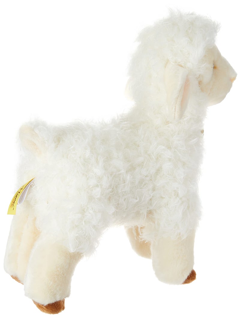 AuroraÂ® Realistic MiyoniÂ® Lovely Lamb Stuffed Animal - Lifelike Detail - Cherished Companionship - White 10 Inches - Image 2