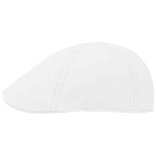 Stetson Texas Sun Protection Flat Cap Women/Men White 7 1/2-7 5/8 - Image 1