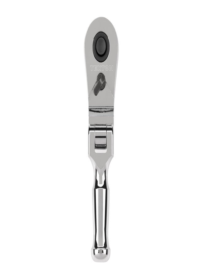 TEKTON 3/8 Inch Drive Folding Quick-Release Stubby Ratchet | SRH35104 - Image 1