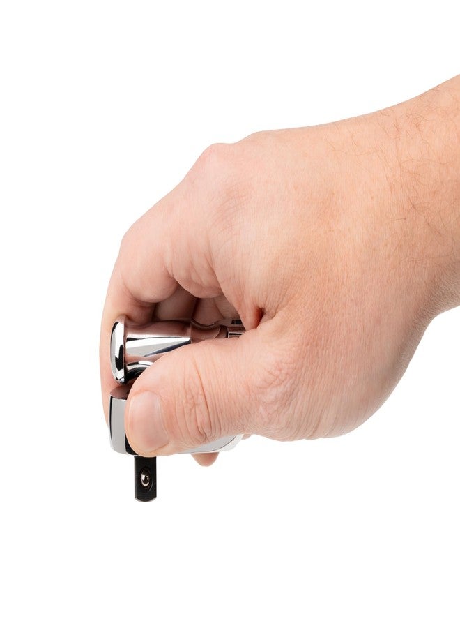 TEKTON 3/8 Inch Drive Folding Quick-Release Stubby Ratchet | SRH35104 - Image 4