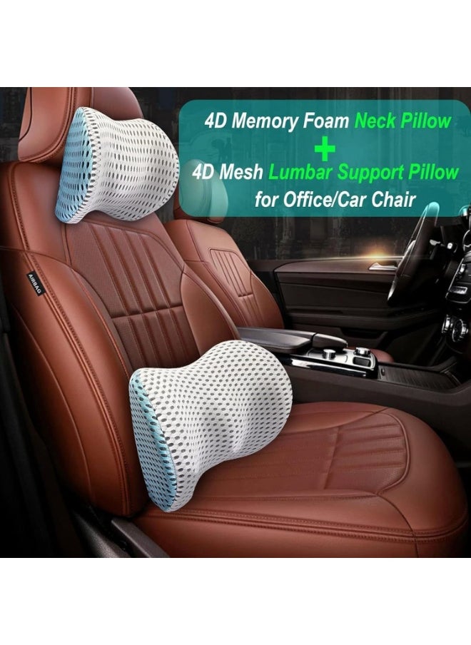 TYCOM Seat Cushion for Office Lumbar Support Pillow Chair Memory Foam Coccyx Seat Cushion for Sciatica Back Support Pillow Chair Pads Reduce Tailbone Pressure JL100-Blue  - Image 5