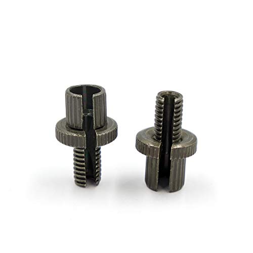 AutoE 2pcs Screw Metric MOTORCYCLE ATV Clutch Brake Cable Adjuster YZ CR KX RM (8MM, Green) - Image 1