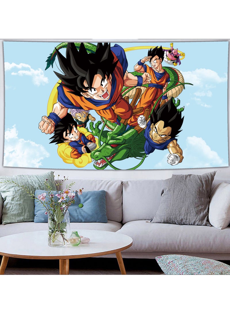 KUYING Dragon Ball Extra Large Background Fabric Decorative Hanging Fabric 