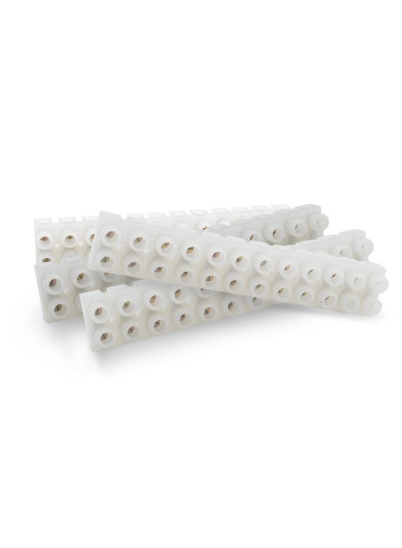 Wire Connector Strip 10 Position Screw on Terminal Block