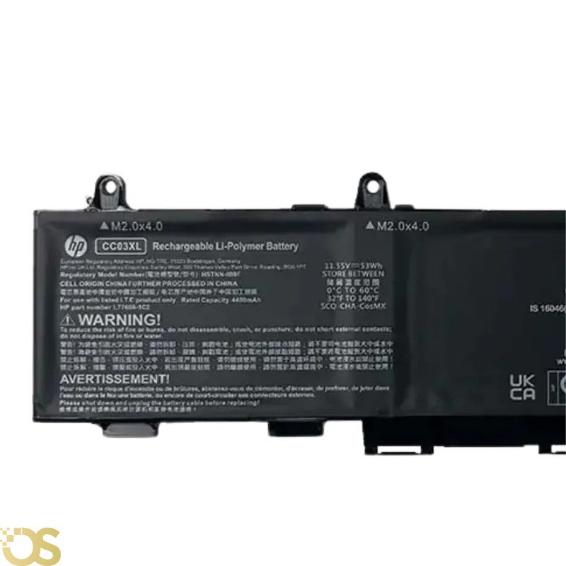OS Battery HP Compatible with EliteBook 830 835 840 845 850 G7 G8 ZBook Firefly 14 15 G7 G8 CC03XL - From OS Store - 3 Month Warranty - Image 1
