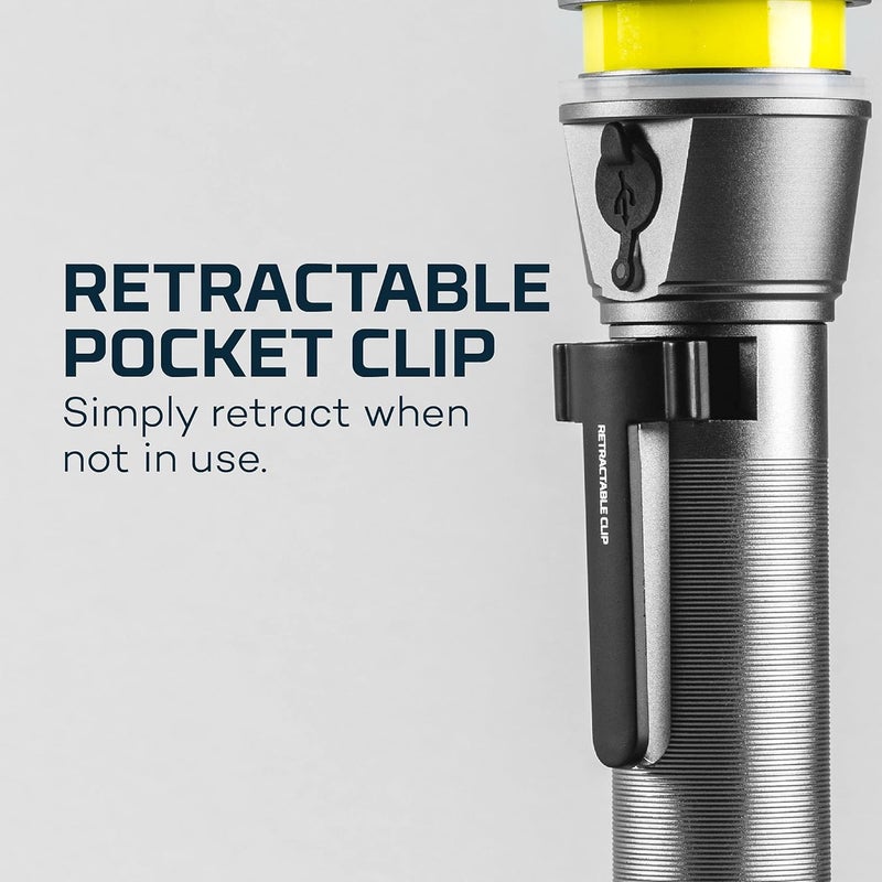 Nebo Franklin Twist 400 Lumens Flashlight - Rechargeable Work Light & Lantern with 6 Lighting Modes and Magnetic Base - Image 5