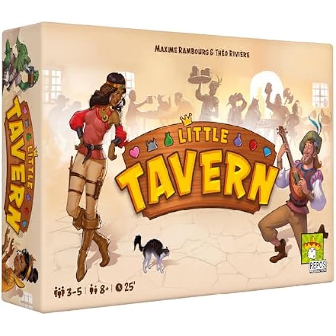 Asmodee Little Tavern Party Game  Seat The Best Customers Collect The Most Tips and Win Strategy Game for Kids  Adults Ages 8 35 Players 25 Min Playtime Made by Repos Production - Image 2