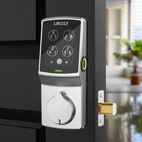 Lockly Secure Plus, Keyless Entry Door Lock, Smart Locks for Front Door, Smart Lock Deadbolt, PIN Genie® Keypad, 3D Biometric Fingerprint Sensor, Auto Lock Smart Door Lock - Image 2