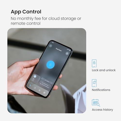 Lockly Secure Plus, Keyless Entry Door Lock, Smart Locks for Front Door, Smart Lock Deadbolt, PIN Genie® Keypad, 3D Biometric Fingerprint Sensor, Auto Lock Smart Door Lock - Image 5