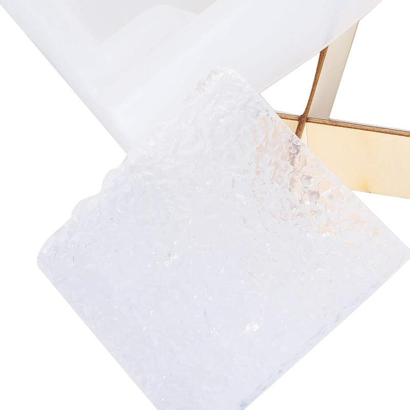 Resin Ashtray Mold Silicone Storage Box Base DIY Craft Mirror Shape - Image 4