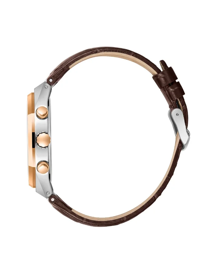 Lee Cooper Men's Leather Multi Function Watch LC08168.594 - 43 mm