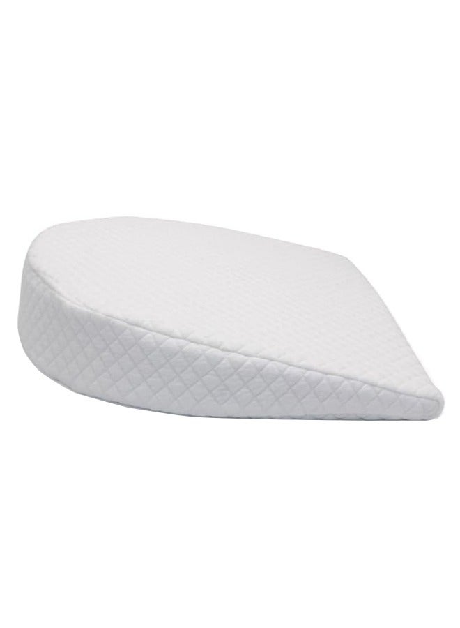 Baby Wedge Pillow Baby Anti-vomiting Pillows Soft Round Crib Wedge Pillow With Washable Cover 15-Degree Sleeping Nursing Pillow Feeding Pillows for Inflant  - Image 2