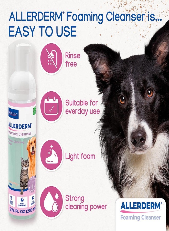 فيرباك غسول رغوي من ALLERDERM - رغوة ميسيلار بدون شطف، مناسب للكلاب والقطط ذات البشرة الحساسة من Virbac - Image 5