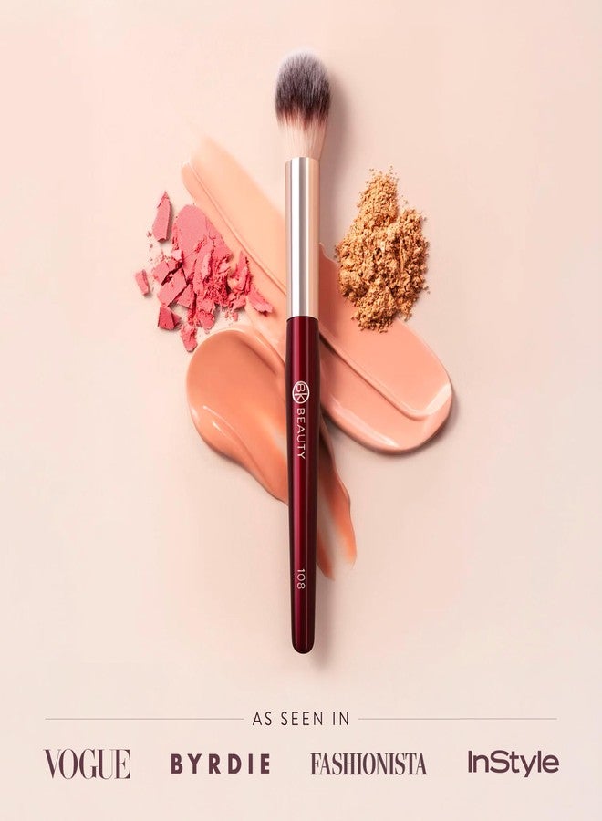 BK BEAUTY 108 PRECISION POWDER MAKEUP BRUSH - Pro-Designed Tapered Brush for Precise Under-Eye Setting, Crease-Free Finish, and Subtle Highlighting - Image 5