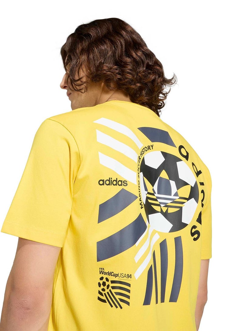 Adidas Archive Football Graphic T-Shirt Shirt - Image 3