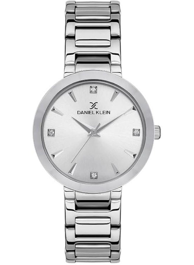 دانيل كلاين ساعة يد تناظرية من الفولاذ المقاوم للصدأ DK.1.13578-1