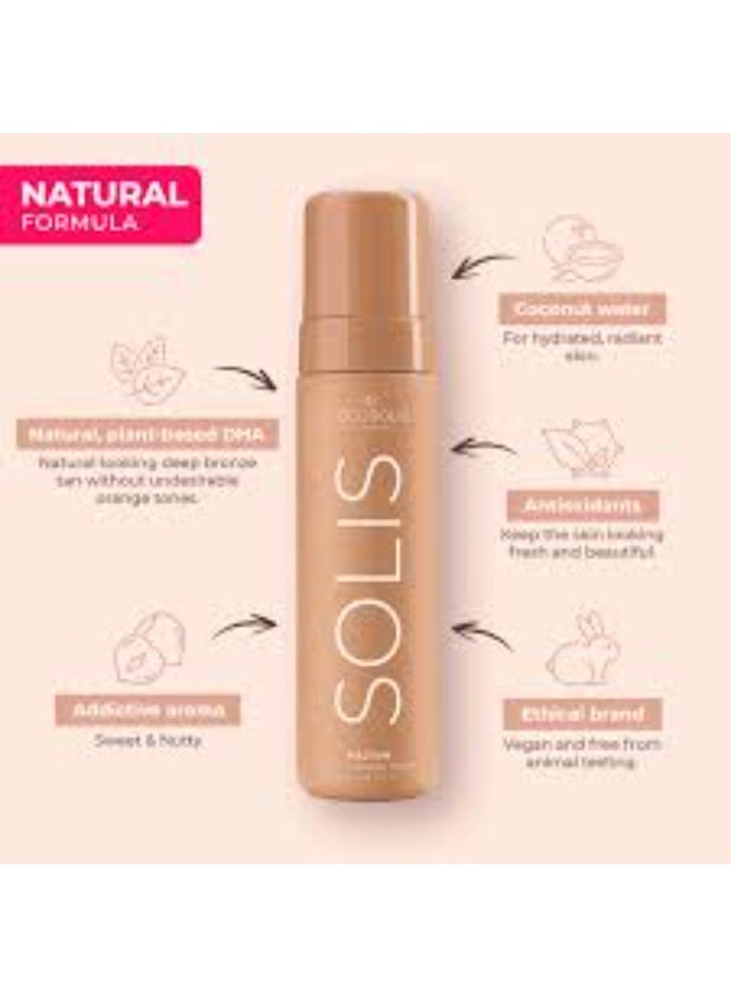 Cocosolis Solis Self-Tanning Foam Medium Tone 200ml - Image 3