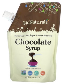 NuNaturals Chocolate Syrup 6.6 fl oz (0.2 l) 