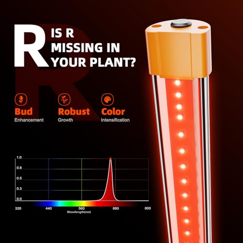 Spider Farmer SUPP-R30 Red LED Grow Light Bars 23.6" Long, 660nm Deep Red Supplemental Light for Indoor, Grow Tents - Image 3