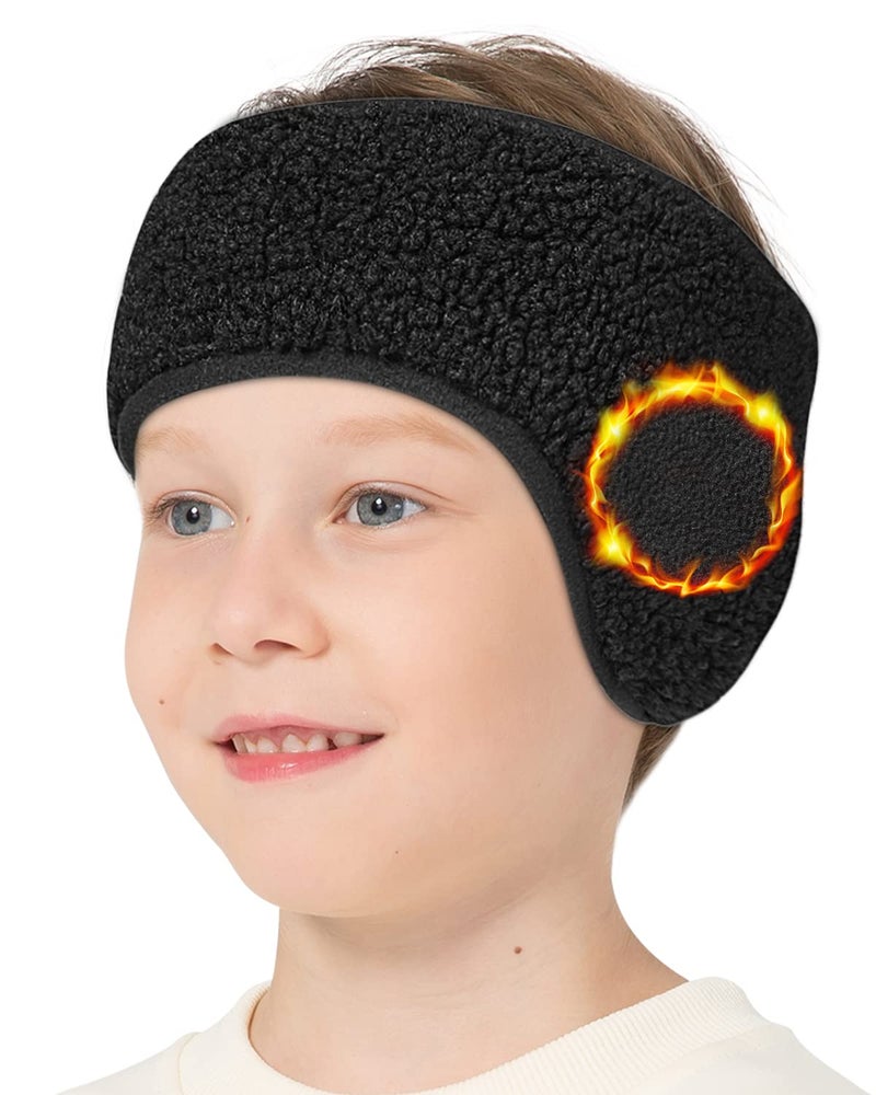 Lauzq Ear Warmers for Kids - Thermal Ear Muffs Winter Headbands for Boys Girls in Cold Weather for Running Cycling Ski - Image 1