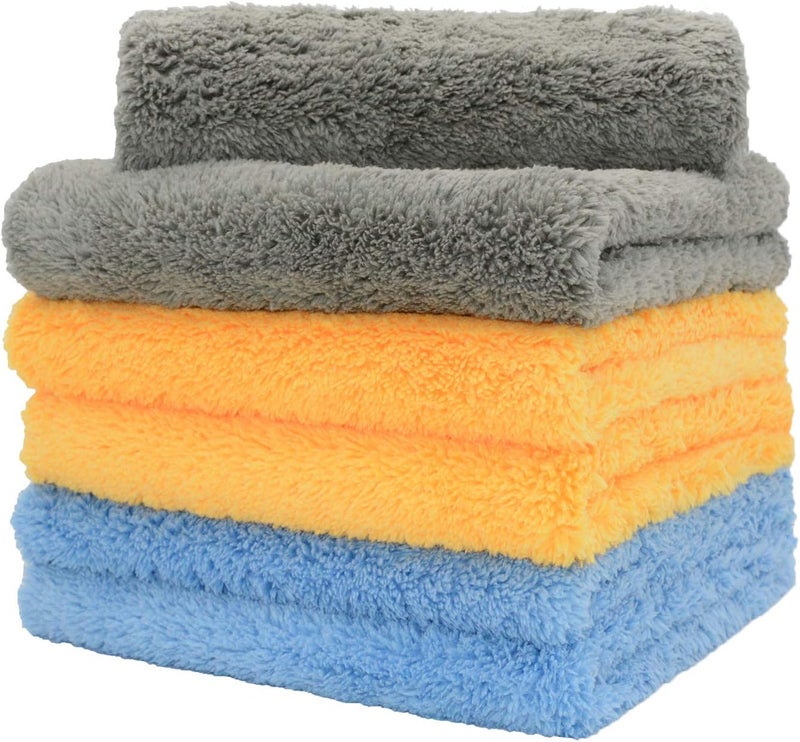 CARCAREZ Microfiber Towels - 6 Pack for Car Detailing - Image 1