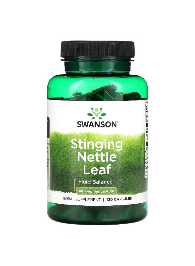 Swanson, Stinging Nettle Leaf, 400 mg , 120 Capsules - Image 1
