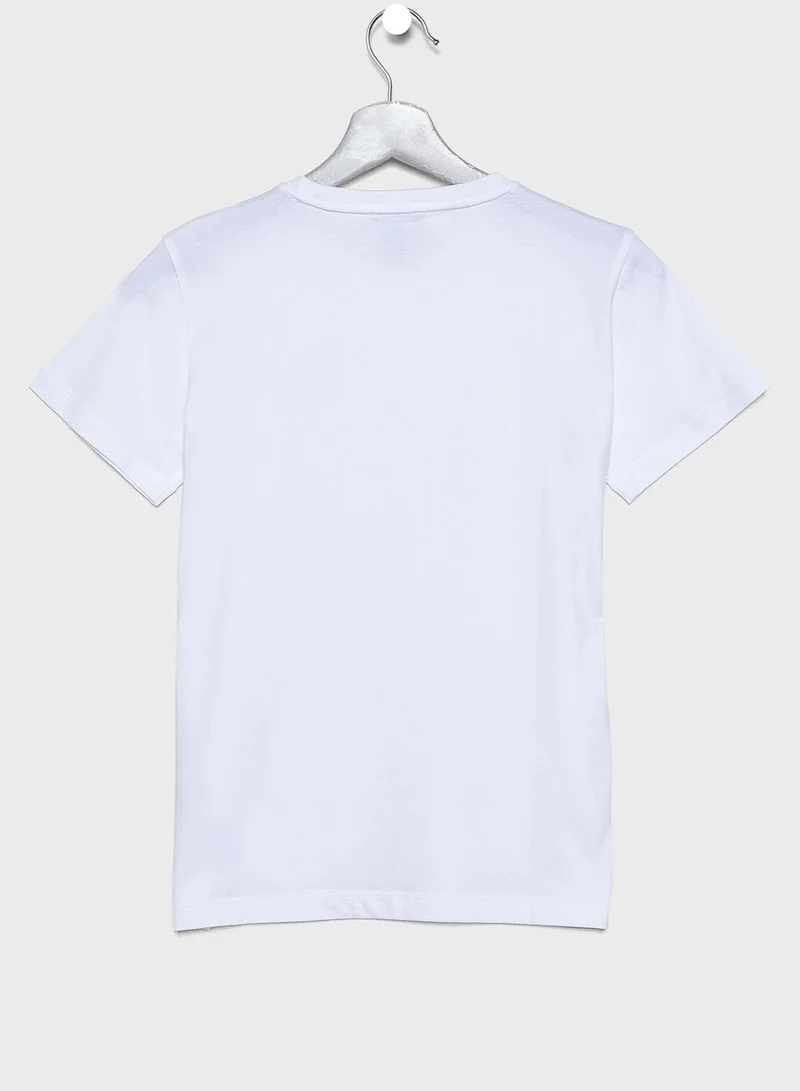 EA7 Emporio Armani Kids Logo T-Shirt