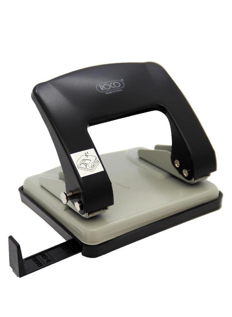 روكو ثاقب أوراق مكتبي 9660 متوسط، ثقبان، سعة حتى 20 ورقة (80 جم/م²) / 22 ورقة (70 جم/م²) - Image 2