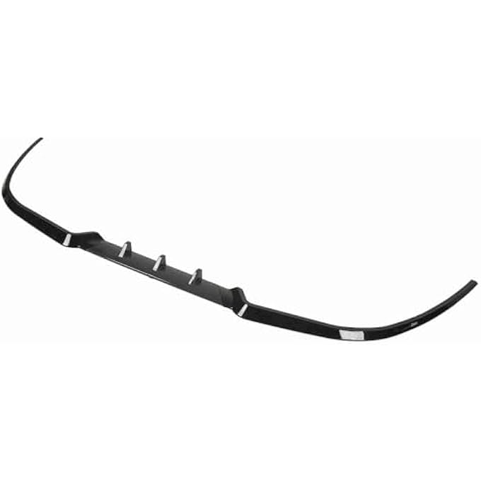 Cryfokt 3PCS Front Bumper Spoiler Durable Corners Bumper Lip Chin for, for DIY Car Owners (Glossy Black) - Image 5