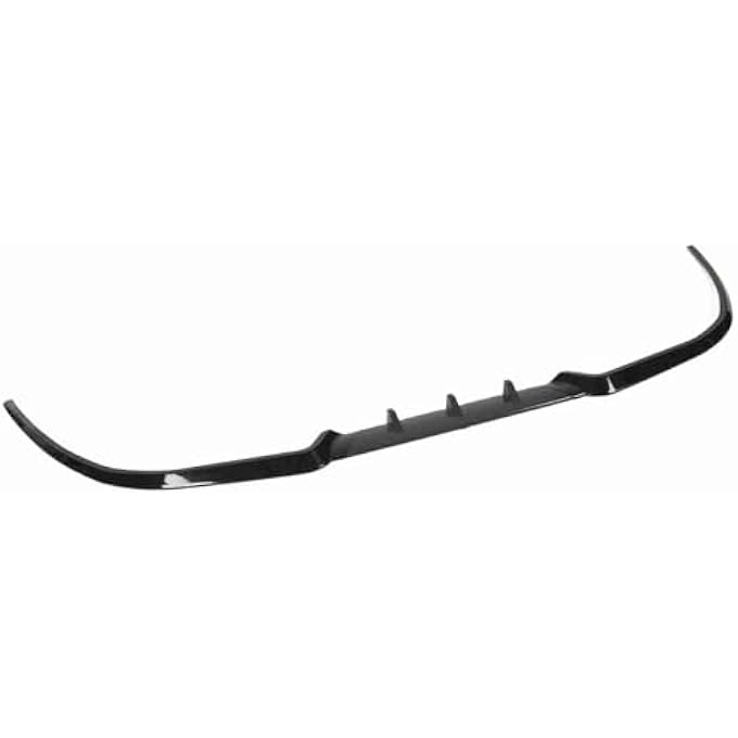 Cryfokt 3PCS Front Bumper Spoiler Durable Corners Bumper Lip Chin for, for DIY Car Owners (Glossy Black) - Image 3