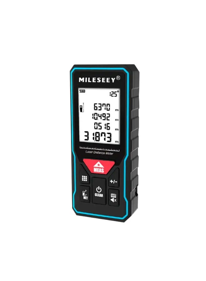 MILESEEY X6 Laser Rangefinder 60M Smart Digital Distance Meter with LCD Display, High Precision Laser Measuring Device for Home Renovation, Interior Design, Construction, Real Estate, Surveying and DIY Projects - Image 1