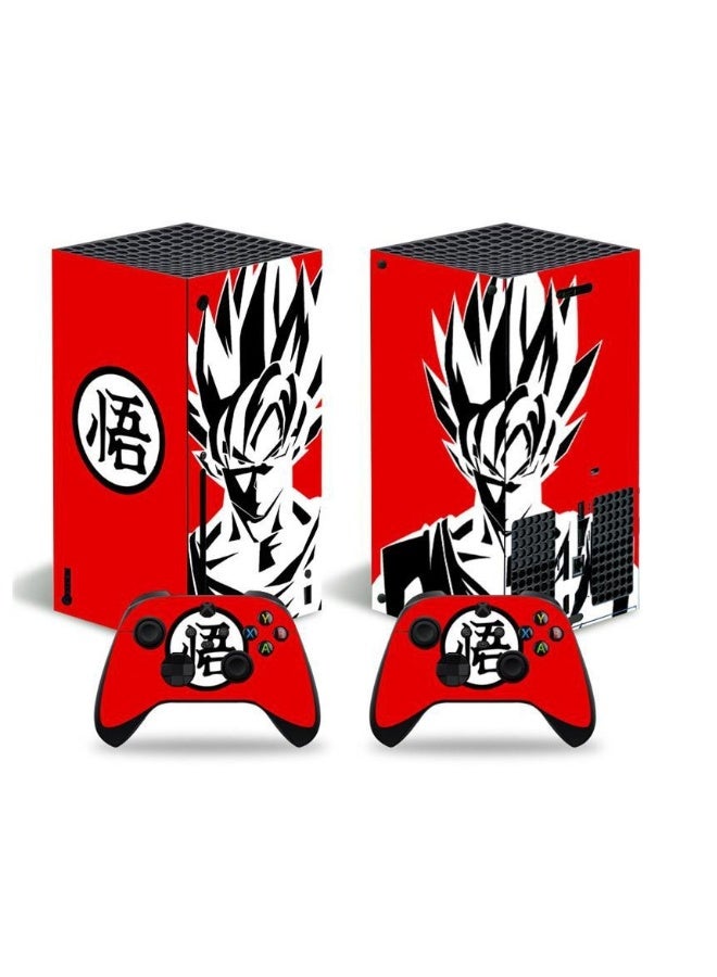 Beauenty XBOX series X console sticker Dragon Ball style sticker
