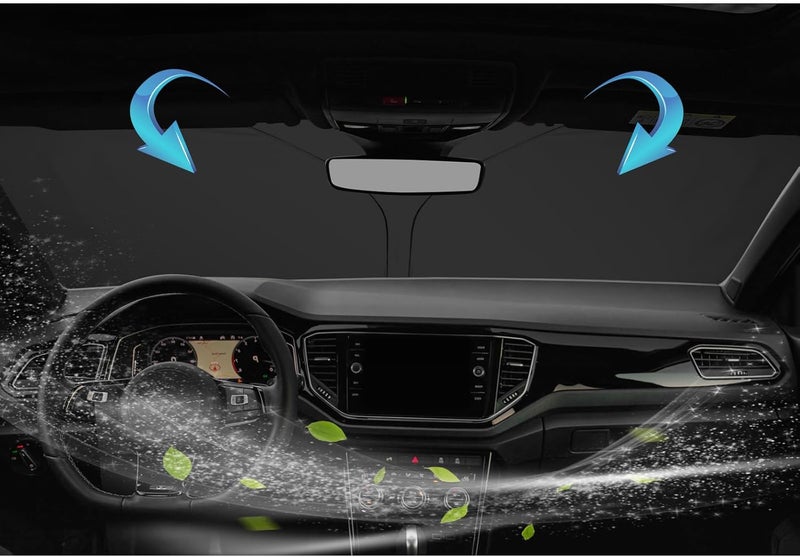 SKTU Sun Shade for Windscreen Compatible with Peugeot 2008 e-2008 (2020-2024) - Inner Foldable Cover - Image 5