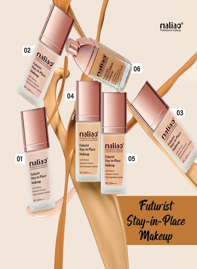Maliao Futurist Stay-In-Place Makeup SPF 30 PA+++ (Full Coverage, Intense Moisture Infusion,Tint Moisturizer,Tint Hydration, All Skin Types) (Natural Nude) - Image 4