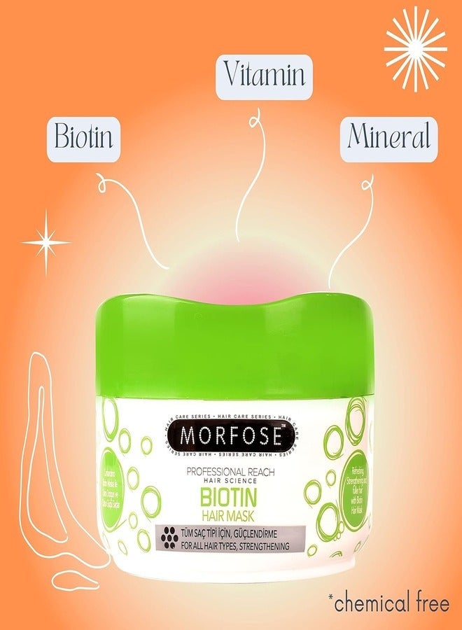 مورفوز قناع الشعر بالبيوتين من مورفوس 500 مل: علاج فوري للتكثيف والتقوية - Image 2