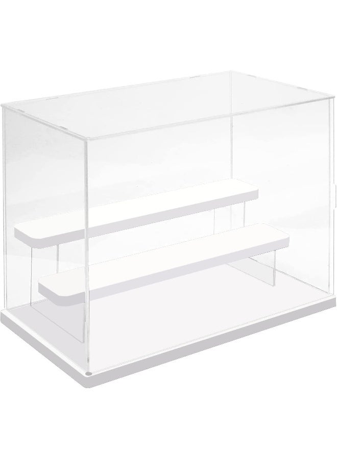TPGP 3 Tier Clear Acrylic Display Case Stand Assemble Countertop Box Storage Cube Organizer Dustproof Protection Showcase For Action Pop Figures Collectibles Toys - Image 1